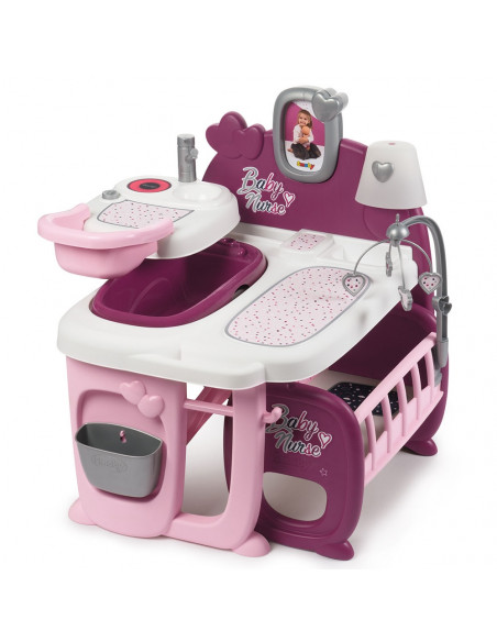 Centru de ingrijire pentru papusi Smoby Baby Nurse Doll`s Play