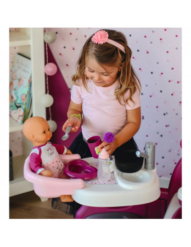 Centru de ingrijire pentru papusi Smoby Baby Nurse Doll`s Play