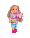 Papusa Simba Evi Love 12 cm Baby Safari cu figurine si