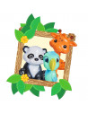 Papusa Simba Evi Love 12 cm Baby Safari cu figurine si