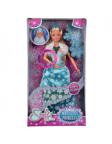 Papusa Simba Steffi Love Magic Ice Princess 29 cm,S105733287
