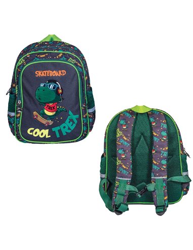 Ghiozdan gradinita S-COOL SC2479, Motiv cool Trex