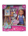 Papusa Simba Evi Love Artist 12 cm cu accesorii,S105733208