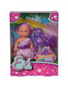 Papusa Simba Evi Love Unicor Friend 12 cm cu unicorn,S105733211