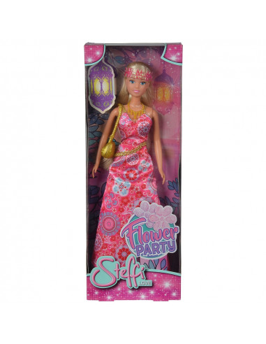Papusa Simba Steffi Love Flower Party 29 cm roz,S105733206-RO