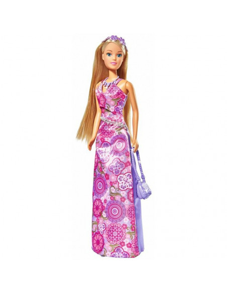 Papusa Simba Steffi Love Flower Party 29 cm mov,S105733206-MO
