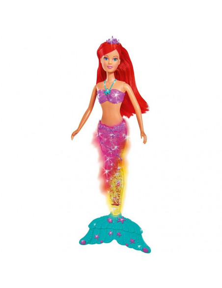 Papusa Simba Steffi Love Light & Glitter Mermaid 34