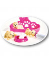 Papusa Simba Evi Love Puppy Love papusa 12 cm cu 3 catelusi si