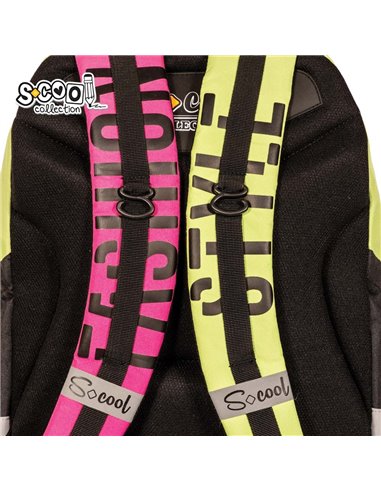 Ghiozdan scoala anatomic S-COOL SC2635, Motiv light modern Ghiozdan scoala anatomic S-COOL SC2635, Motiv light modern