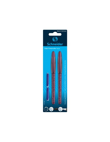 Set Stilou Si Roller Schneider Opus - Visiniu Set Stilou Si Roller Schneider Opus - Visiniu