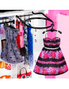 Set Barbie by Mattel Fashion and Beauty Dulap cu haine si