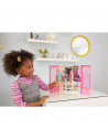 Set Barbie by Mattel Fashion and Beauty Dulap cu haine si