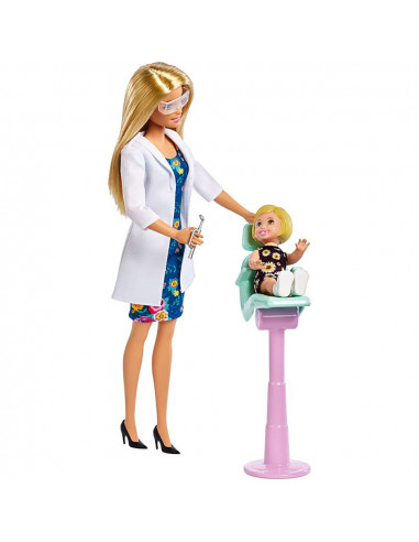 Set Barbie by Mattel Careers Dentista,MT-FXP16