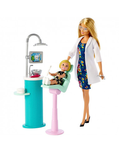 Set Barbie by Mattel Careers Dentista,MT-FXP16