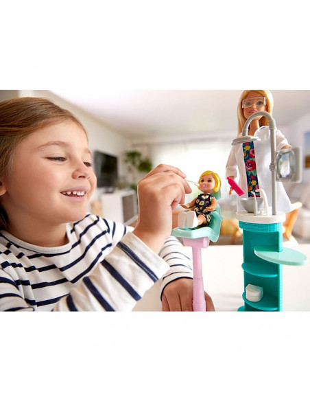 Set Barbie by Mattel Careers Dentista,MT-FXP16