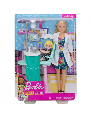 Set Barbie by Mattel Careers Dentista,MT-FXP16