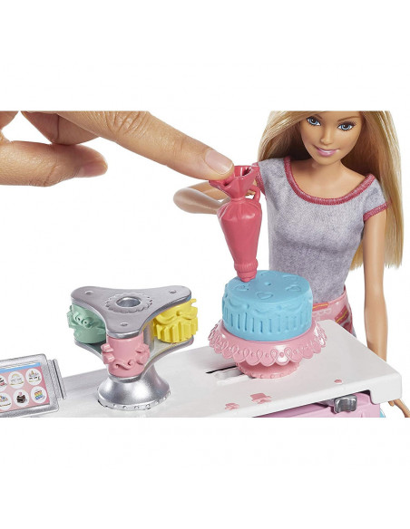 Set Barbie by Mattel I can be Papusa cu cofetarie GFP59,MT-GFP59