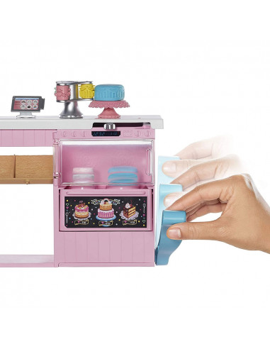 Set Barbie by Mattel I can be Papusa cu cofetarie GFP59,MT-GFP59