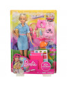 Set Barbie by Mattel Travel papusa cu accesorii FWV25,MT-FWV25