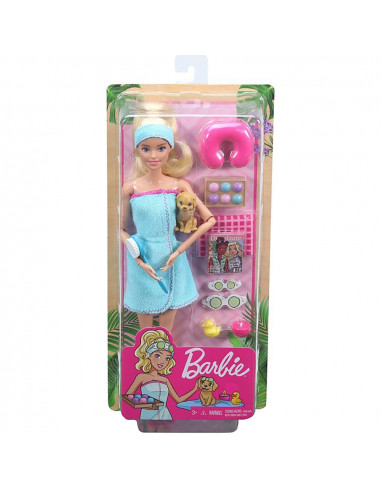 Set Barbie by Mattel Wellness and Fitness papusa cu figurina si