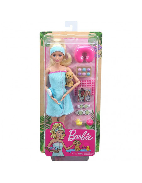 Set Barbie by Mattel Wellness and Fitness papusa cu figurina si