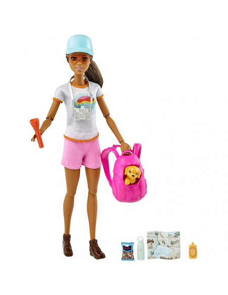 Set Barbie by Mattel Wellness and Fitness papusa cu figurina si