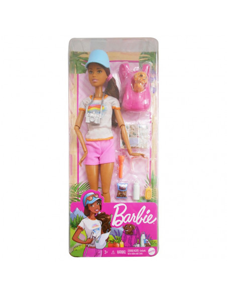 Set Barbie by Mattel Wellness and Fitness papusa cu figurina si