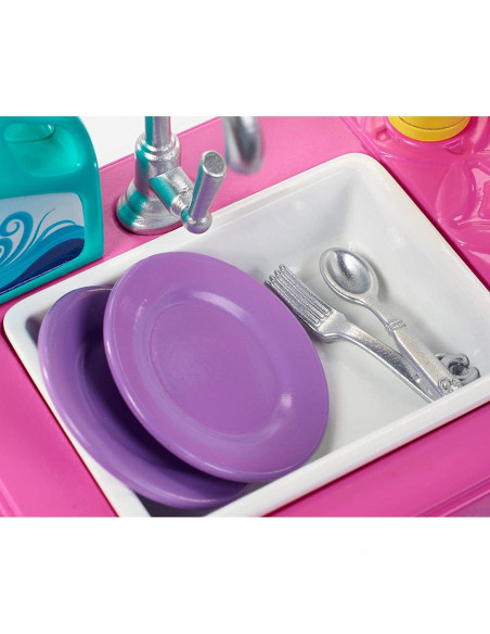 Set Barbie by Mattel Estate Masina de spalat vase cu accesorii