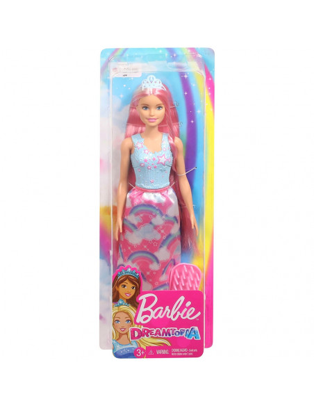 Papusa Barbie by Mattel Dreamtopia cu perie,MT-FXR94