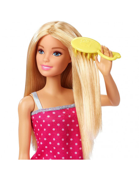 Set Barbie by Mattel Estate cabina dus cu papusa si