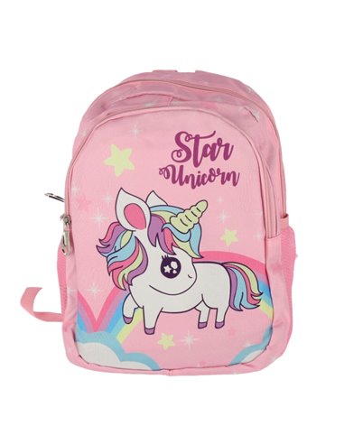 Ghiozdan prescolari School friendly 2 fermoare WI31U_RZ, Motiv unicorn