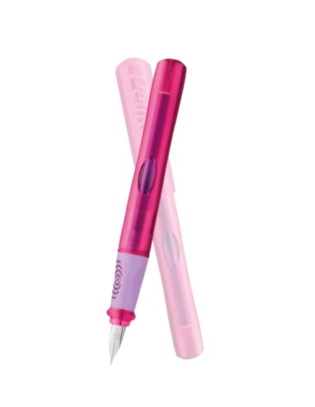 Stilou Pelikano junior 669242, Penita A, grip economic, pentru dreptaci, Roz
