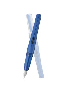Stilou Pelikano 802932, Penita L pentru stangaci, grip economic, Albastru 2