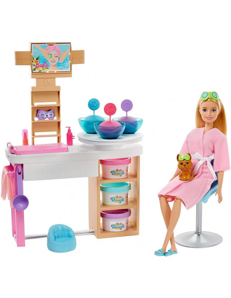Set Barbie by Mattel Wellness and Fitness O zi la salonul Spa