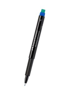 Marker permanent Faber-Castell FC151351, varf fin, Albastru