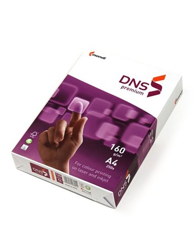 Carton copiator DNS A4, 160 g, 250/top, Alb