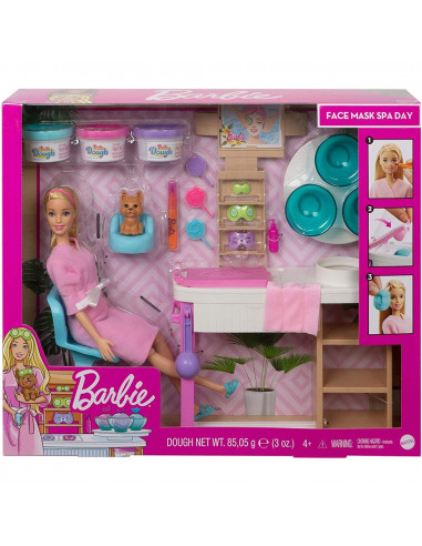 Set Barbie by Mattel Wellness and Fitness O zi la salonul Spa
