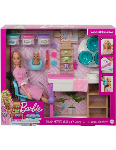 Set Barbie by Mattel Wellness and Fitness O zi la salonul Spa