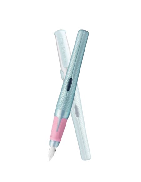 Stilou Pelikano 604581, Penita M, grip economic, pentru dreptaci, Motiv dragon