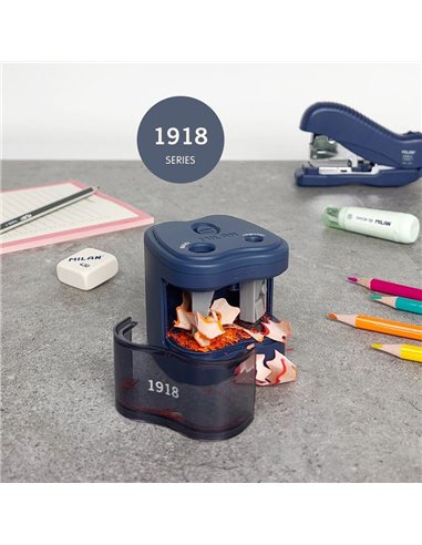 Ascutitoare electrica dubla Milan, Gri/Rosu Ascutitoare electrica dubla Milan, Gri/Rosu