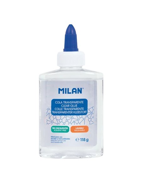 Lipici lichid Milan 4442912, 118 ml, Transparent Lipici lichid Milan 4442912, 118 ml, Transparent