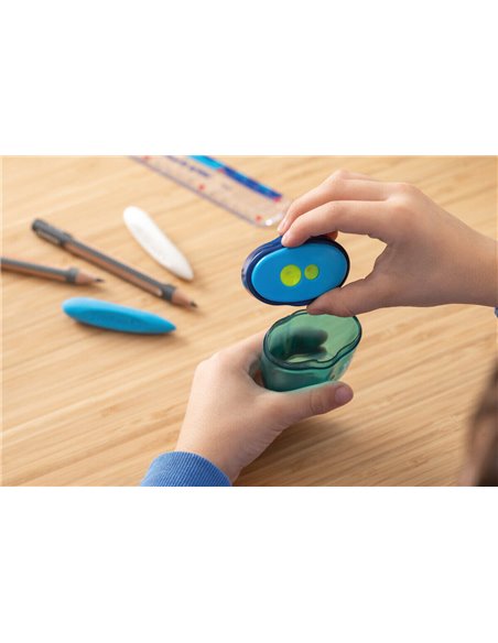 Ascutitoare dubla Griffix 701280, Albastru