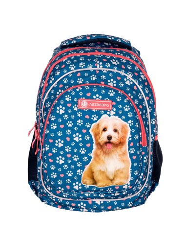 Ghiozdan scoala Astra, 3 compartimente, Motiv cute puppy Ghiozdan scoala Astra, 3 compartimente, Motiv cute puppy