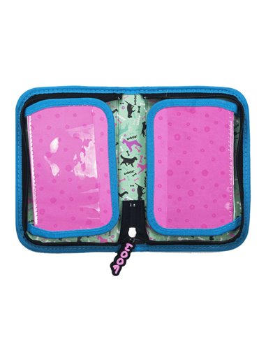 Penar neechipat Cleo & Frank 28, 1 fermoar, Motiv pug