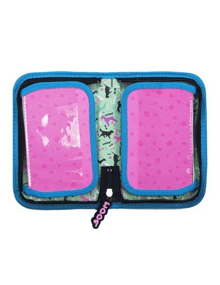 Penar neechipat Cleo & Frank 28, 1 fermoar, Motiv pug