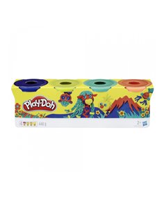 Plastilina PLAY-DOH E4867, 4 borcanase, Multicolor