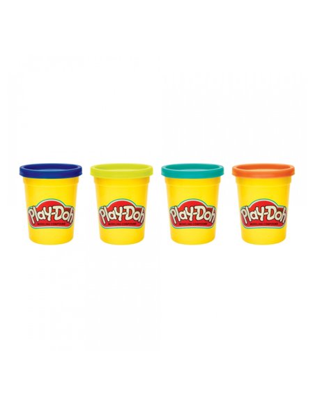 Plastilina PLAY-DOH E4867, 4 borcanase, Multicolor