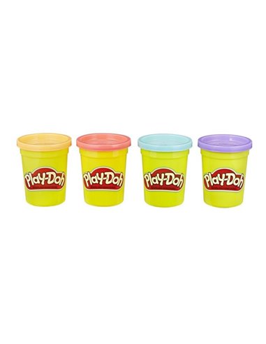 Plastilina PLAY-DOH E4869, 4 borcanase, Multicolor