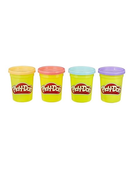 Plastilina PLAY-DOH E4869, 4 borcanase, Multicolor