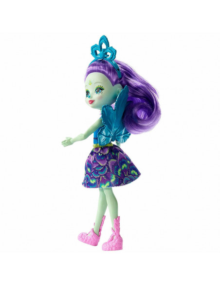 Papusa Enchantimals by Mattel Patter Peacock cu